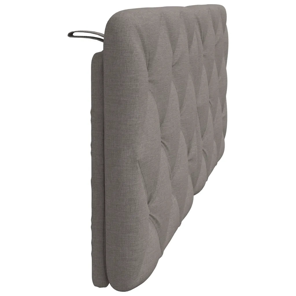 Cuscino Testiera Tortora 140 cm in Tessuto 4019223