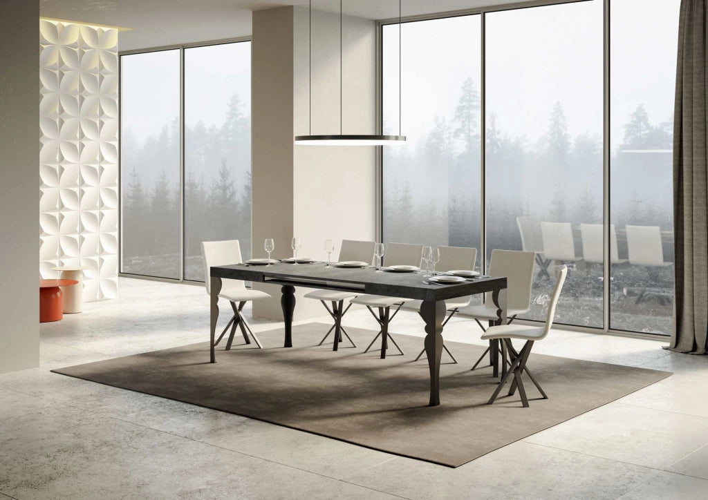 Tavolo Allungabile 160-420x90x77 cm Paxon Cemento