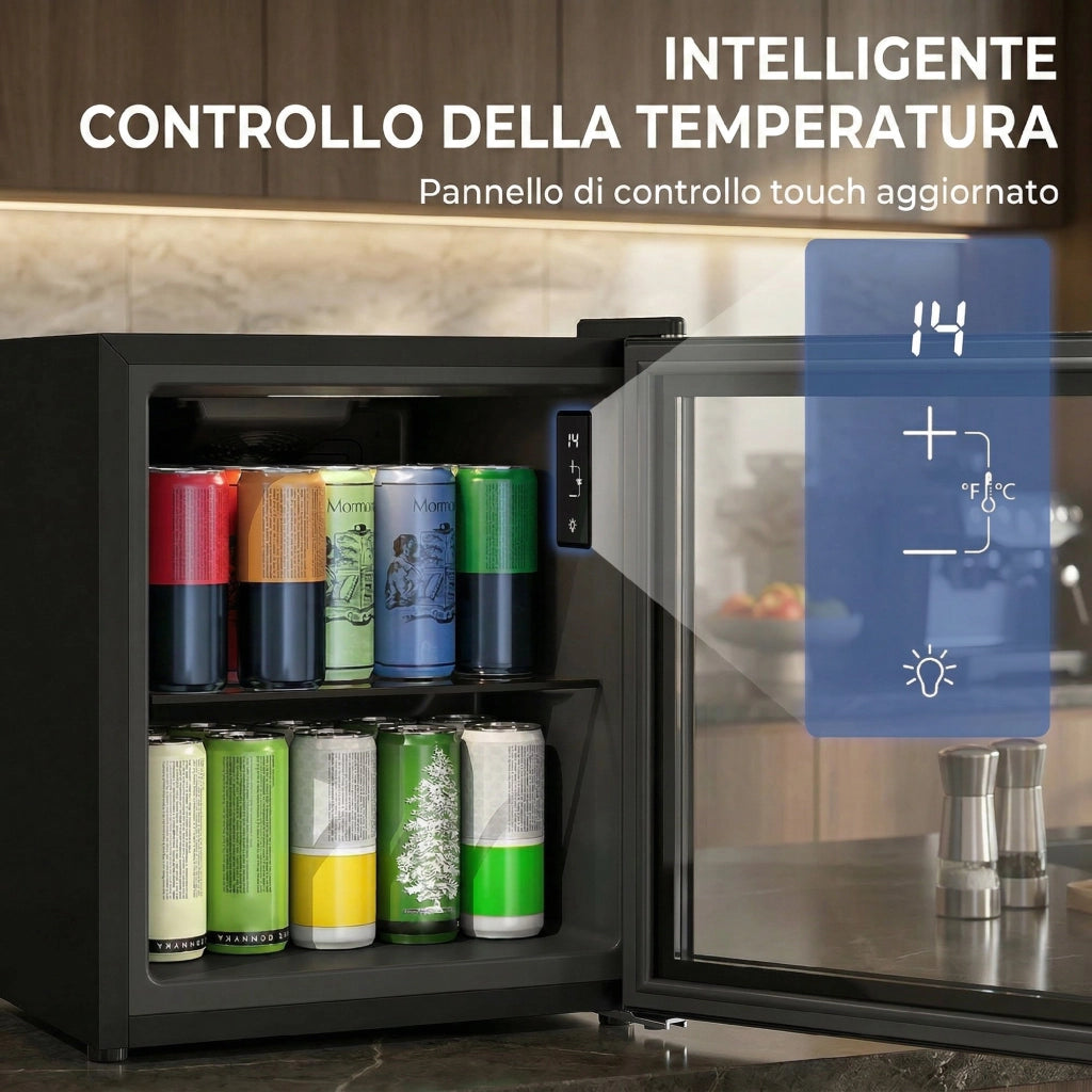 Frigo da Ufficio 46L ¨C Minimal ¨C Nero
