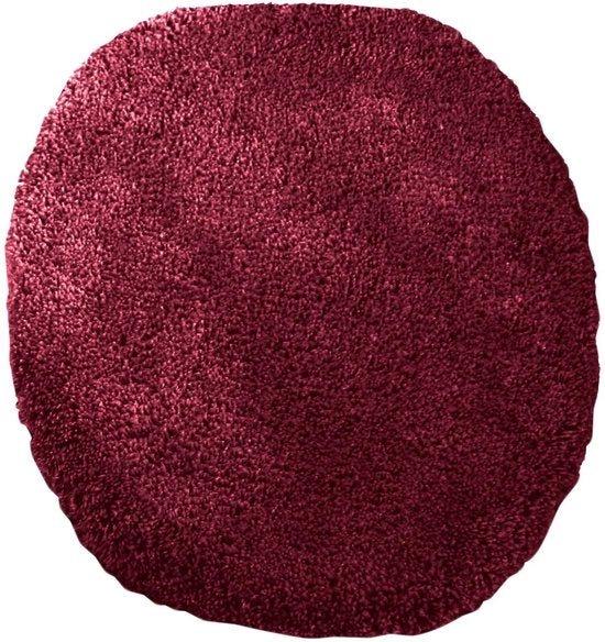 Toiletbrilhoes microvezel Bordeaux, 47x50 cm, modello J-10000/13