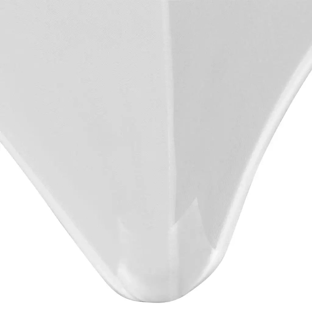 Fodere Elasticizzate per Tavolo 2 pezzi 183x76x74 cm Bianco 132034