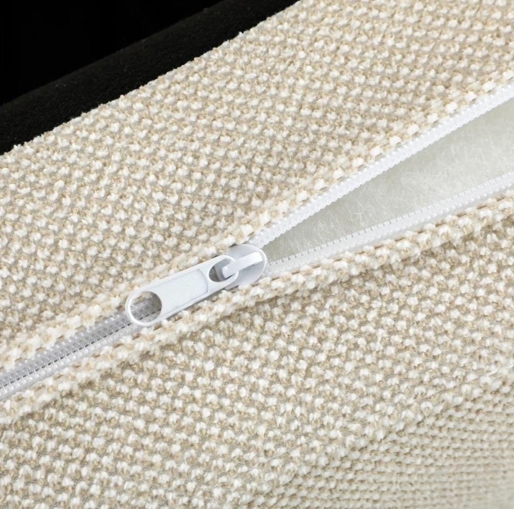 DIVANO 2 Posti 160x76 cm Beige in Poliestere