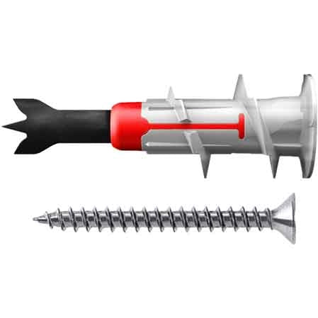 TASSELLO PER CARTONGESSO 'DUOBLADE S' CON VITE - 20 pezzi- FISCHER