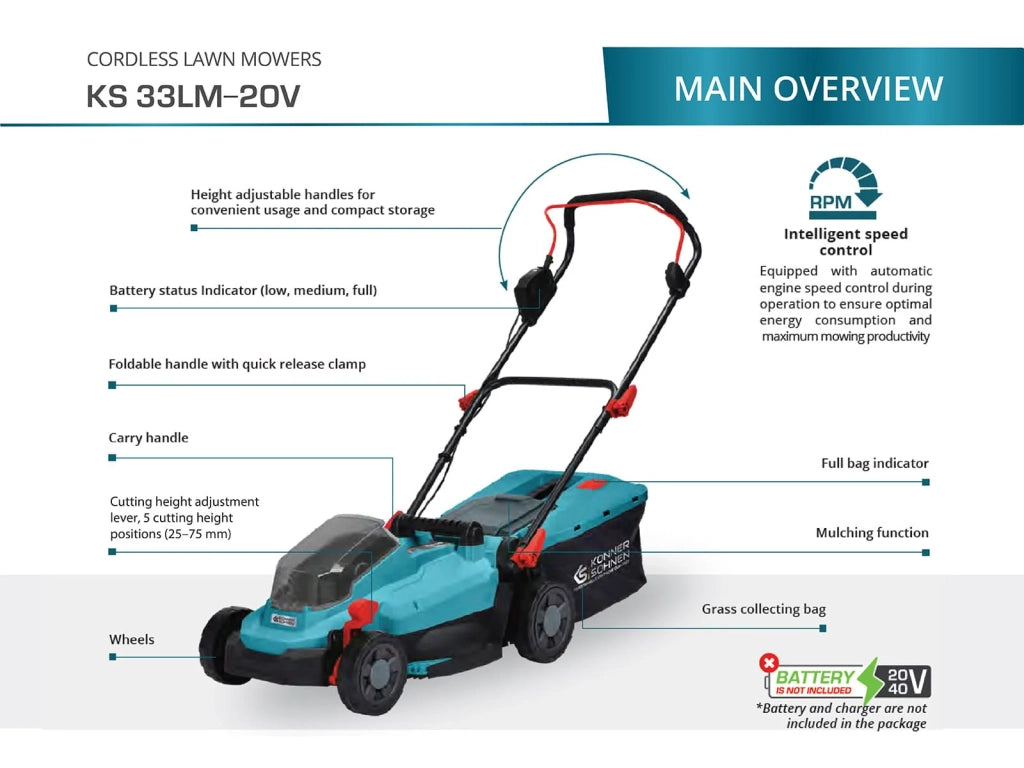 Tosaerba senza fili KS 33LM-20V