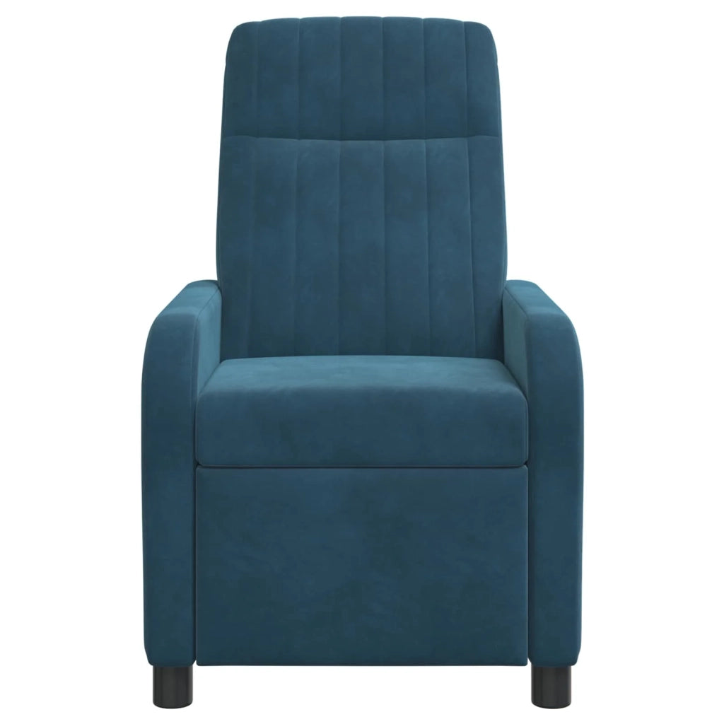 Poltrona Massaggiante Blu Velluto (V) 42035128