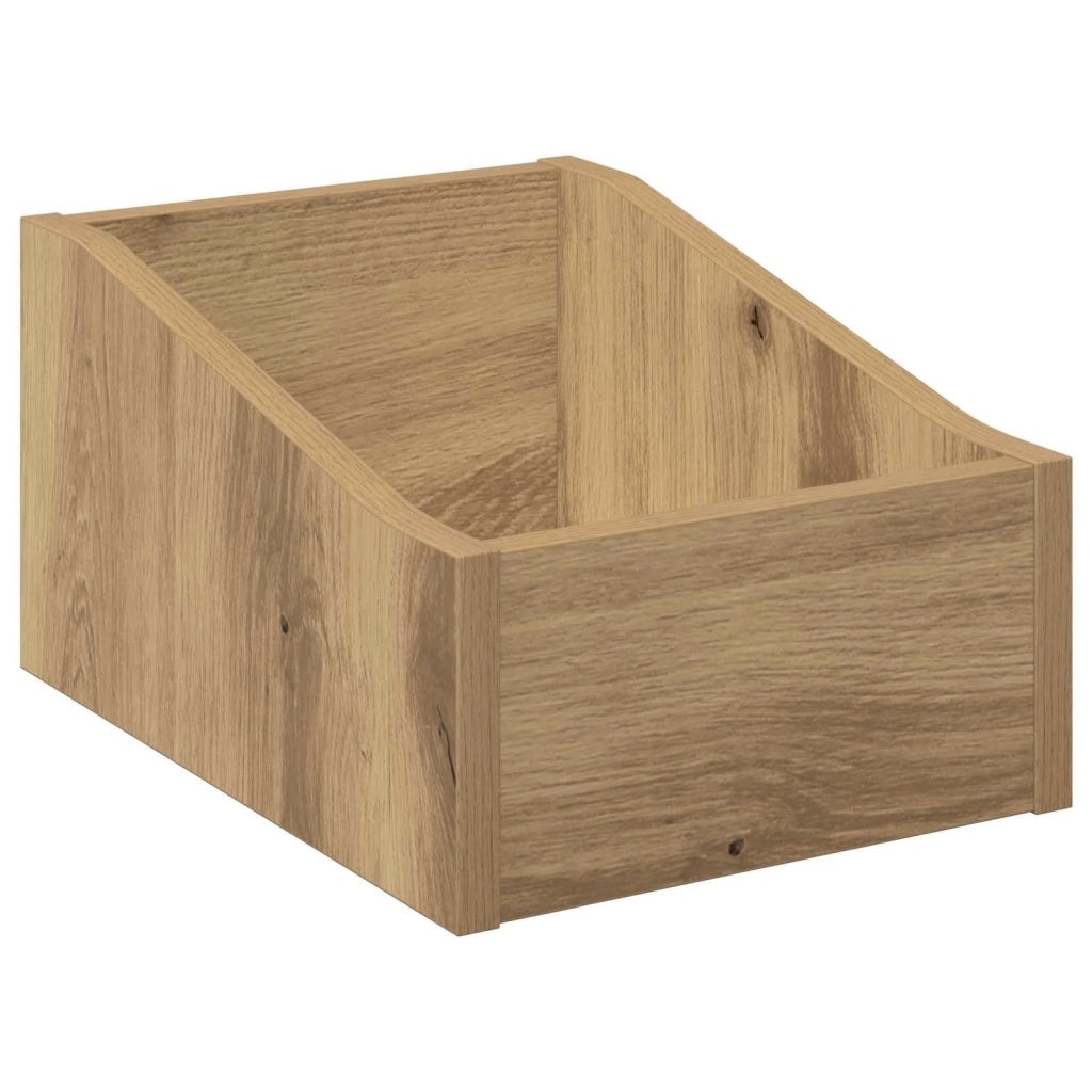 Scatola per dischi LP 2 pz Rovere Artigianale 23 x 33 x 16 cm 8012793