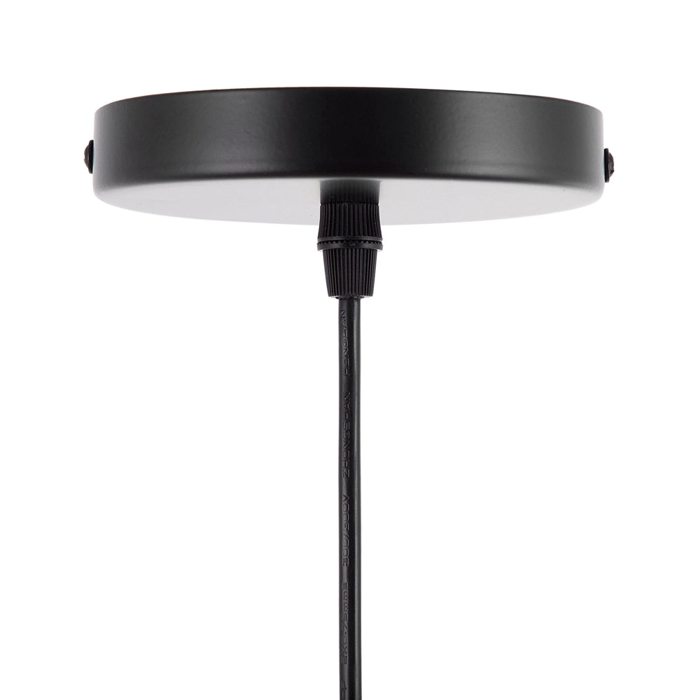 Lampada a Sospensione lampadario di Design Industriale Vintage in Rete Metallica Nera
