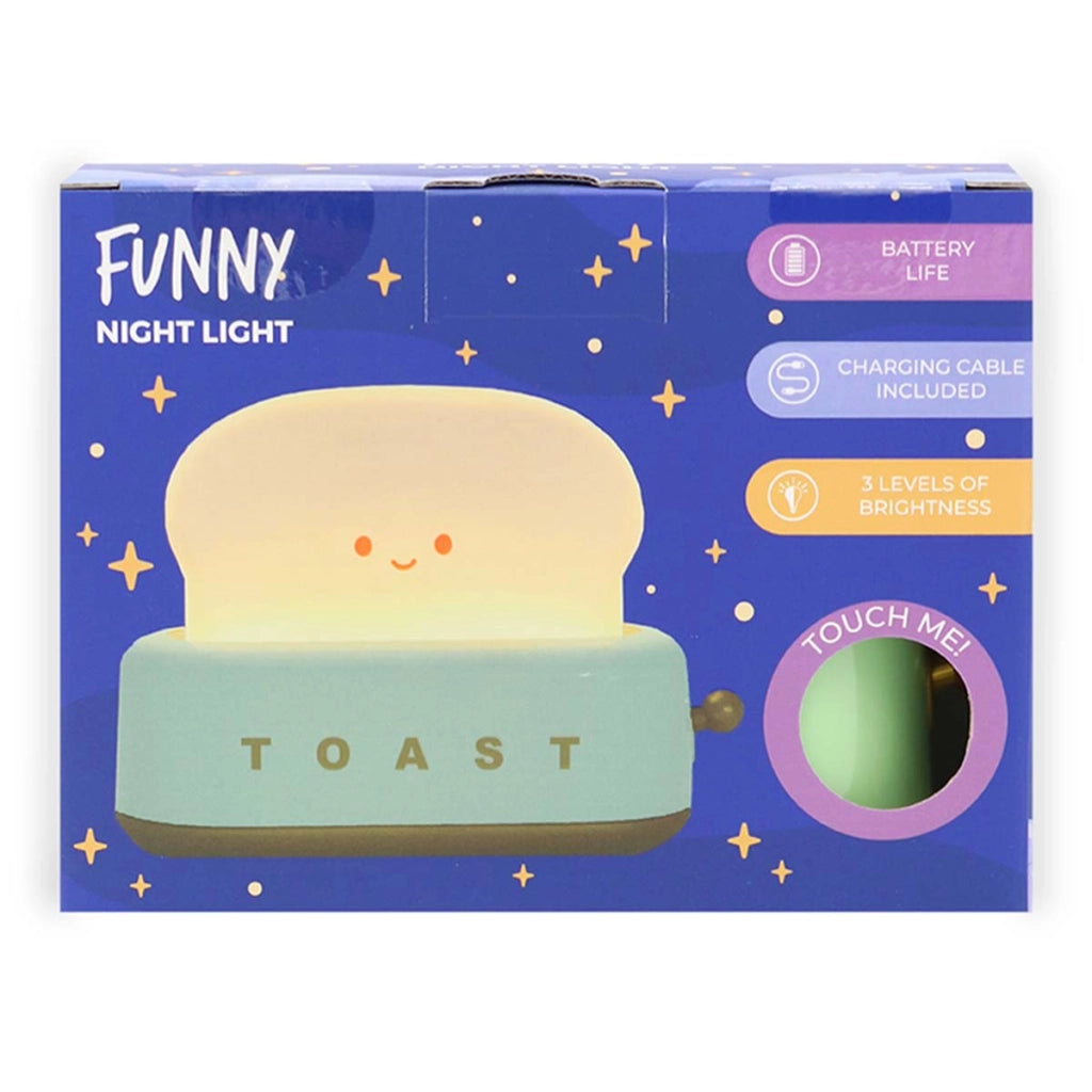 Luce notturna per bambini, atmosfera dolce e rilassante Belyo Toast Divertente Bianco / Verde Wondee