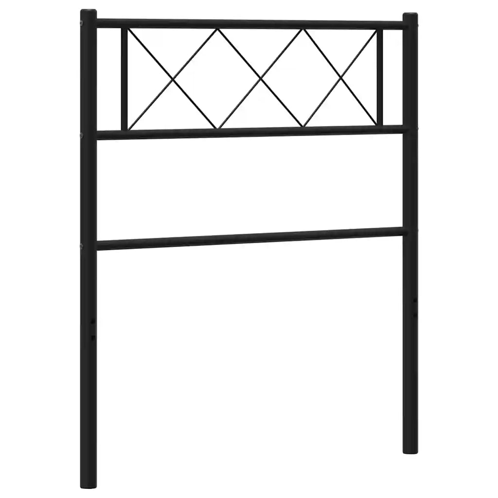 Testiera di Ricambio in Metallo Nero 100 cm 372306