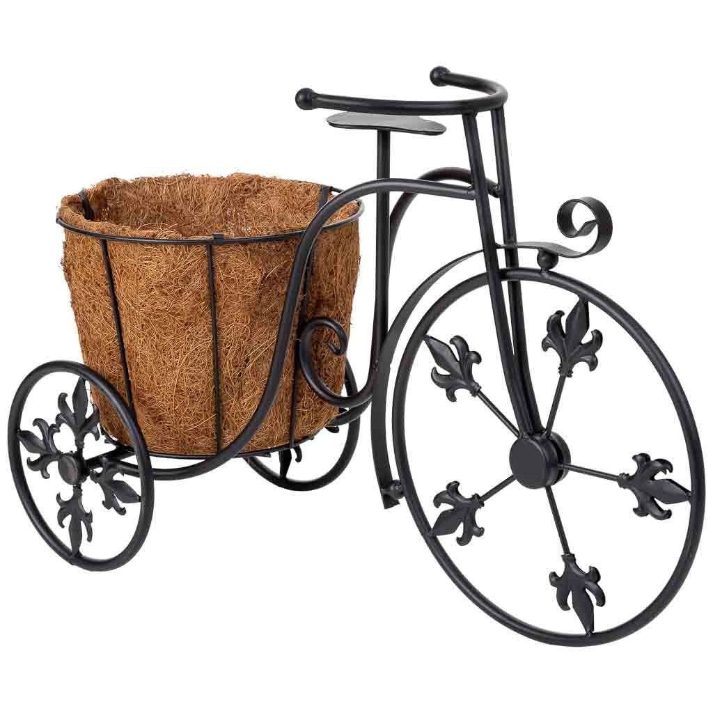 Portavaso per bicicletta nero, 51x20x33h cm