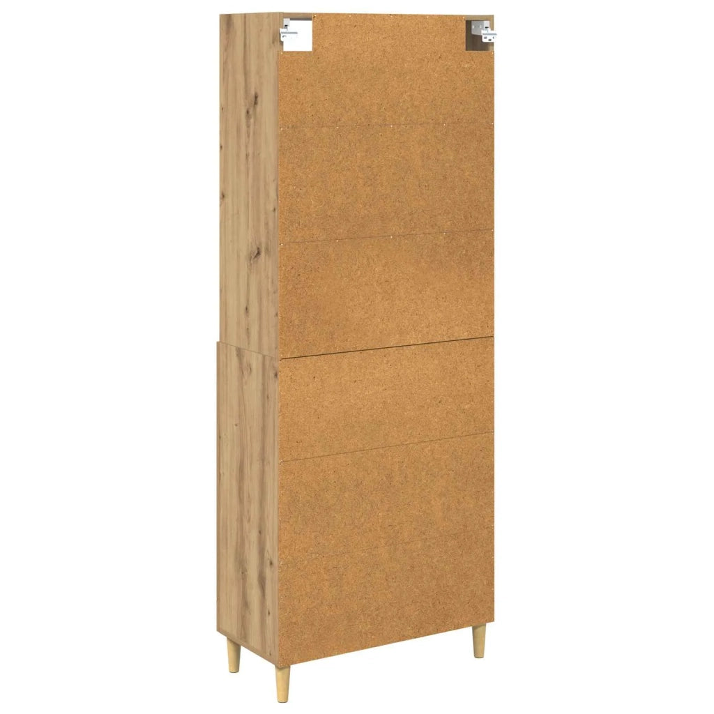 Credenza | Madia | Buffet da pranzo | Armadio da pranzo Rovere artigianale 69,5 x 32,5 x 180 cm