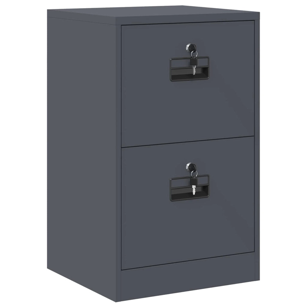 Armadio per File con cassetto Antracite 45,5 x 42 x 74,5 cm CFW7435778