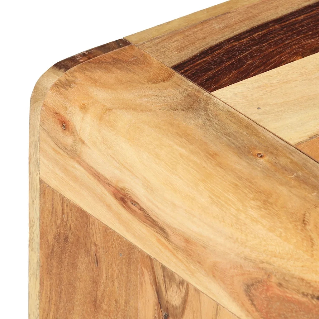 Tavolino Laterale 40x40x30 cm in Legno Massello di Acacia 323588