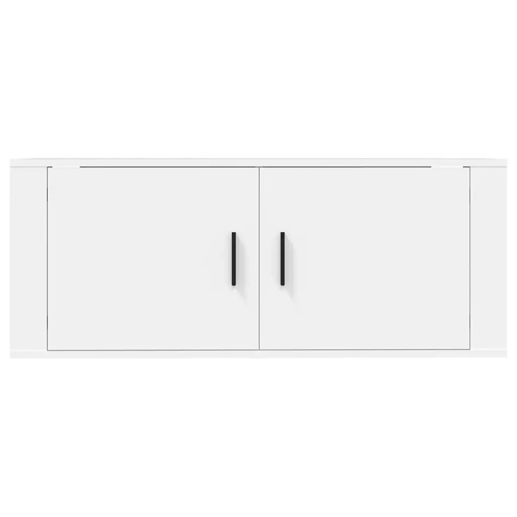 Mobile Porta TV a Parete-Mobile per TV-Credenza TV Bianco 100x34,5x40 cm
