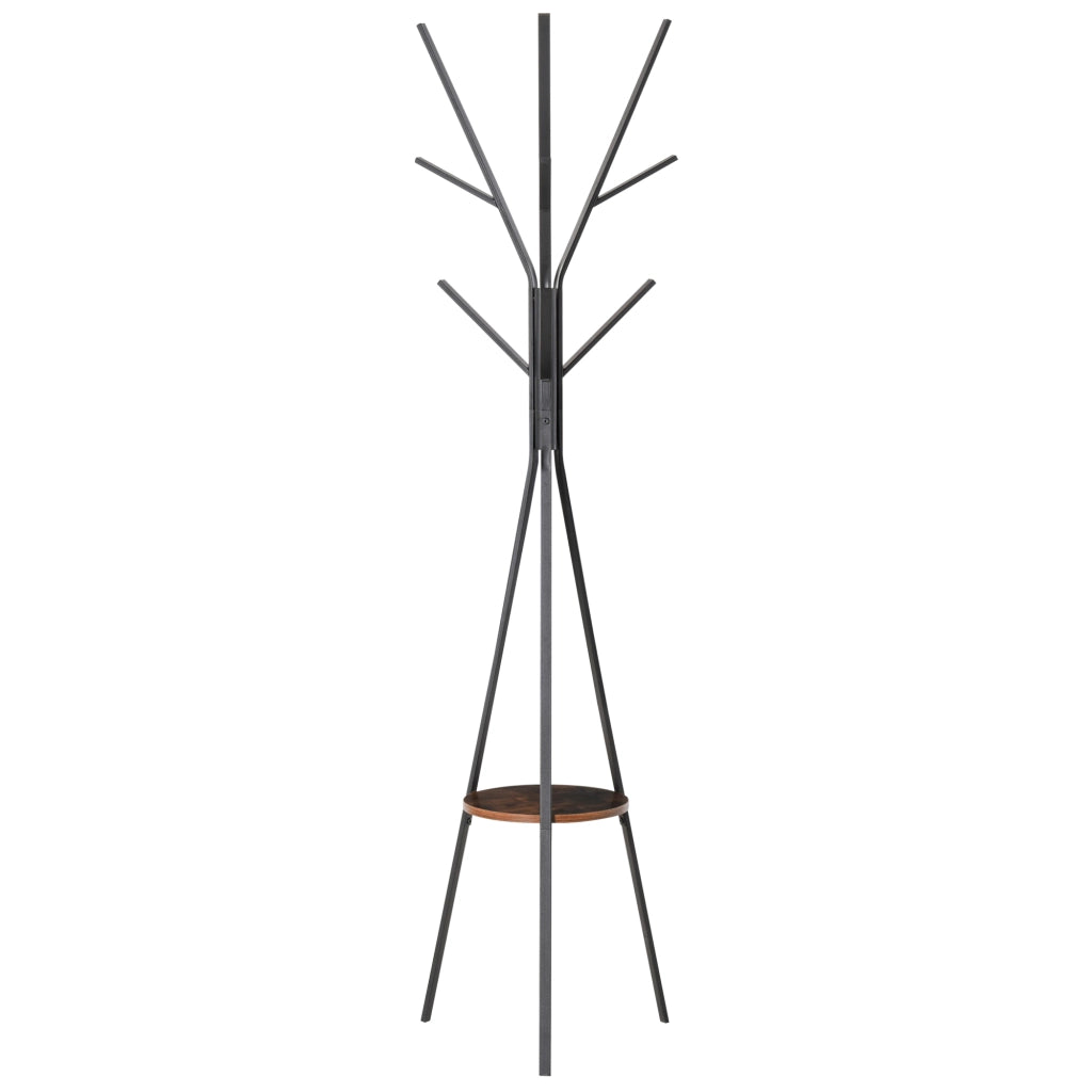 Appendiabiti con ripiani ¨C Minimal ¨C marrone 45x45x180 cm