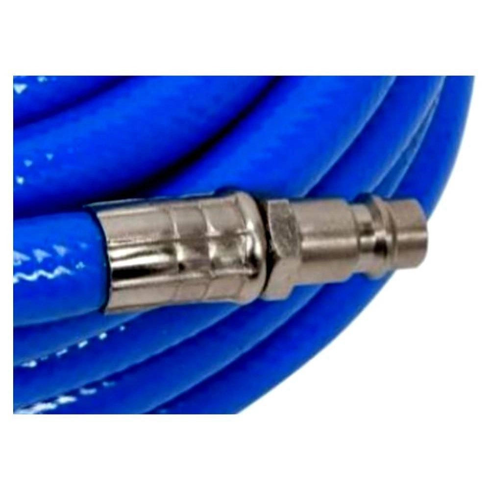 Trade Shop - Tubo Aria Compressa Flessibile Per Compressore 12 Metri Raccordo Rapido 1/4″ -
