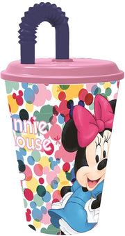STOR Bicchiere Minnie Sport 430ml per bambini leggero e resistente