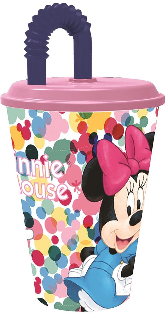 STOR Bicchiere Minnie Sport 430ml per bambini leggero e resistente