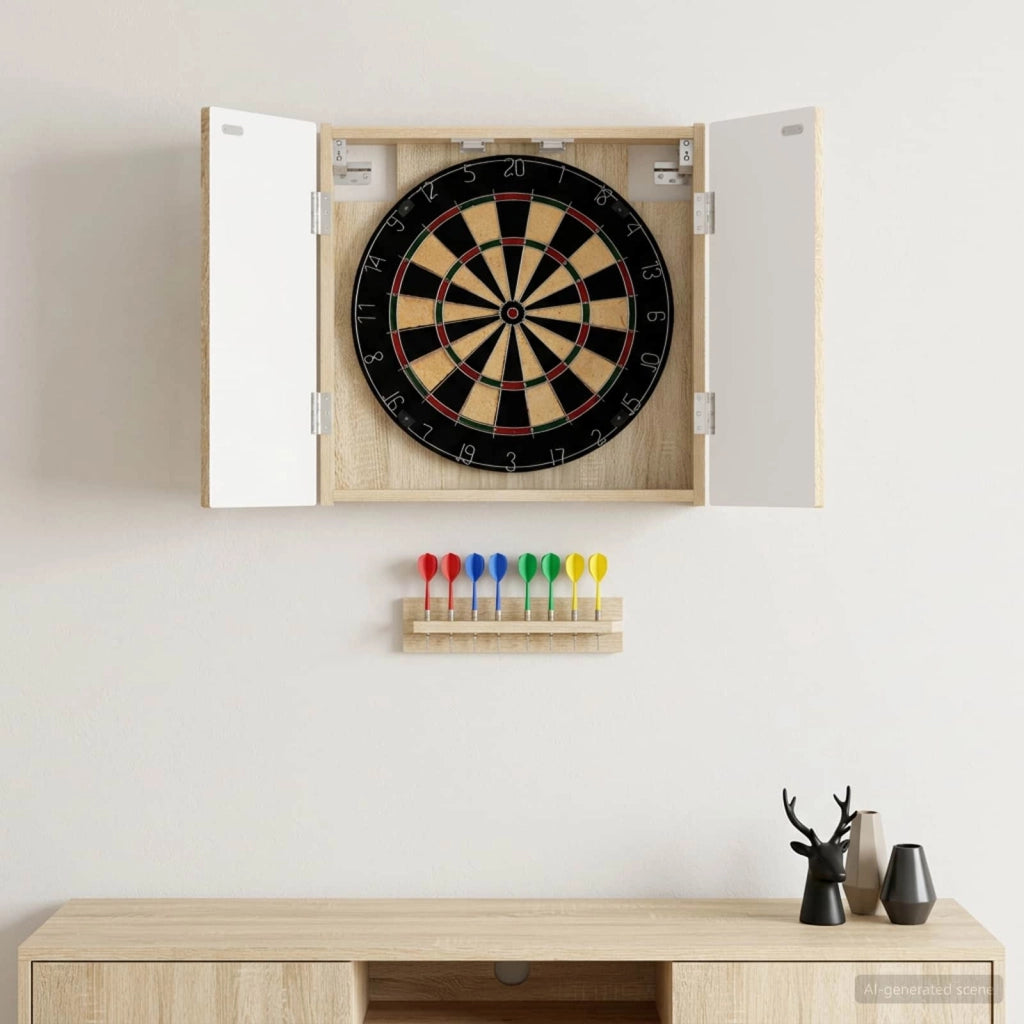 Armadio per Dartboard ALKMAAR Rovere Sonoma 896227