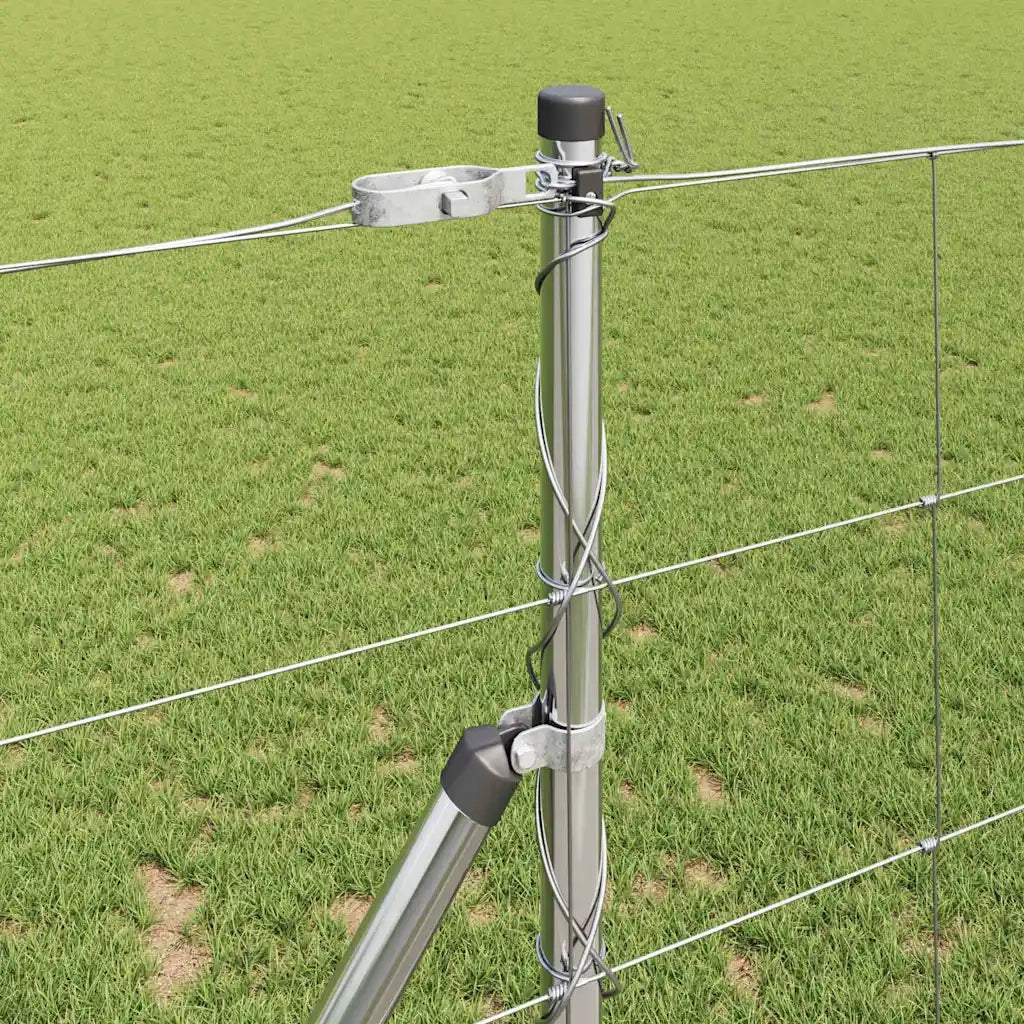 Palo della recinzione Zincato 25 x 1,2 m Acciaio