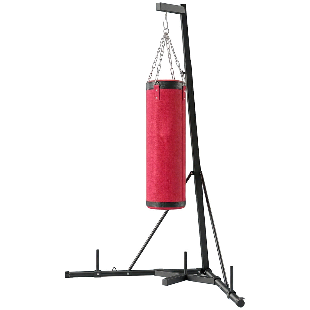 Supporto Sacco da Boxe Autoportante ¨C Xylo ¨C Base Zavorrata Regolabile 175x91x231cm Rosso