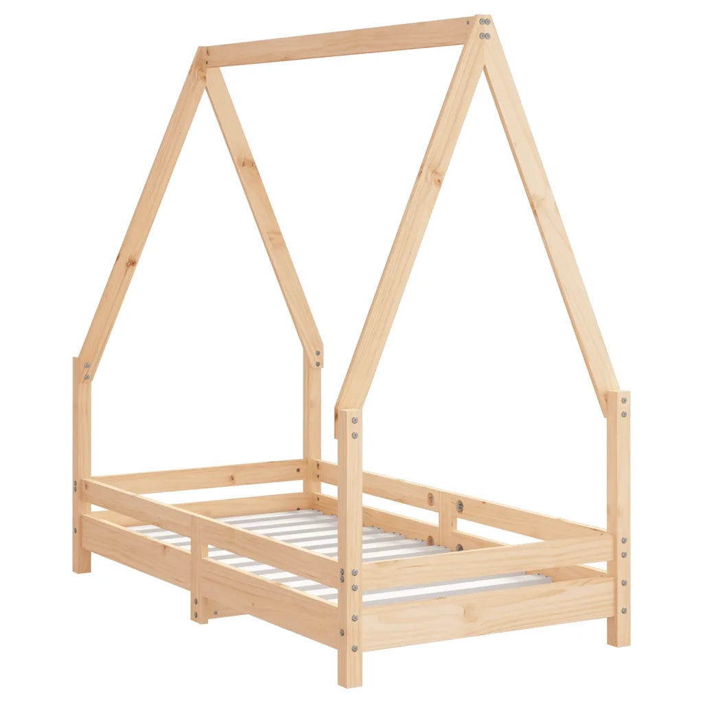Giroletto per Bambini | Letto Infantile | Lettino 70x140 cm in Legno Massello di Pino