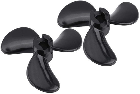 Propulsore a tre pale per barche RC - Materiale: plastica - Peso leggero - Duraturo - Alta potenza - Facile da installare