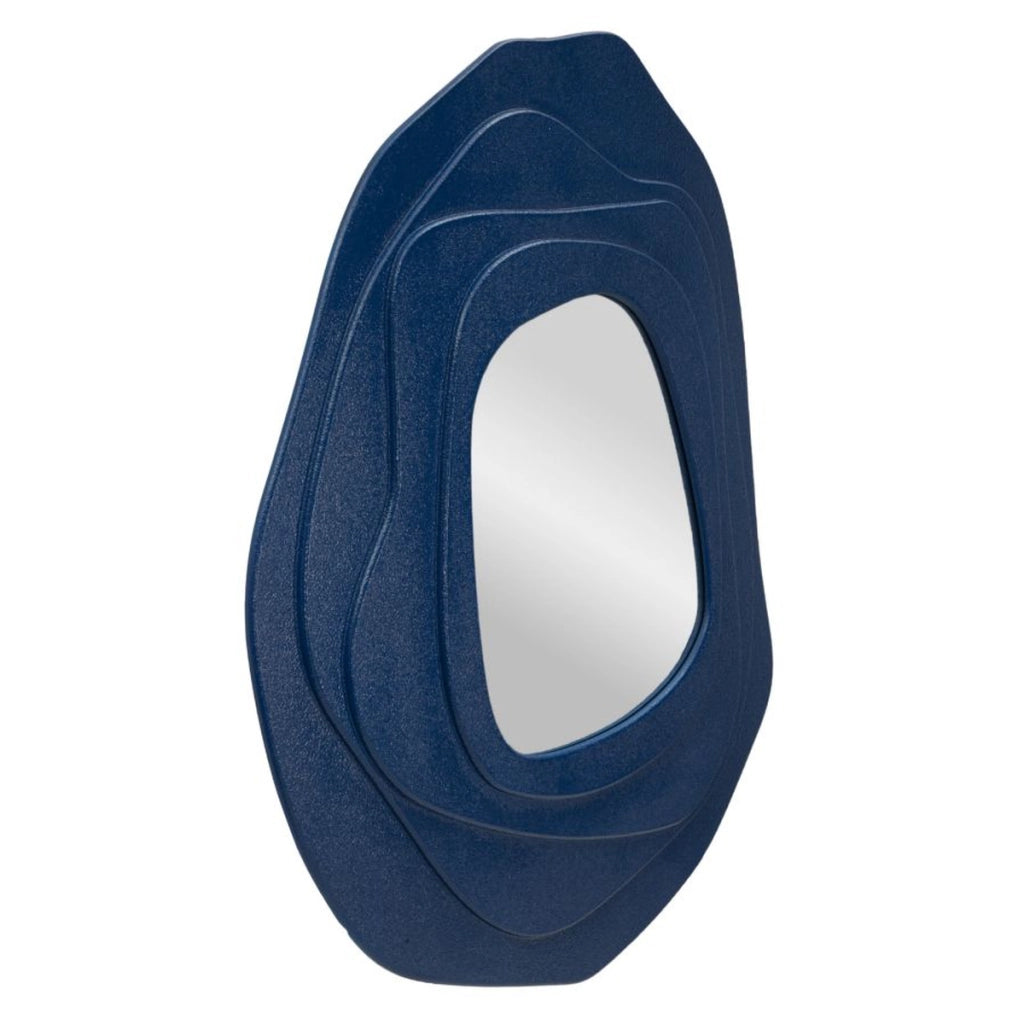 Specchio con Cornice VKH478, Blu, MDF, 90x4x97 cm