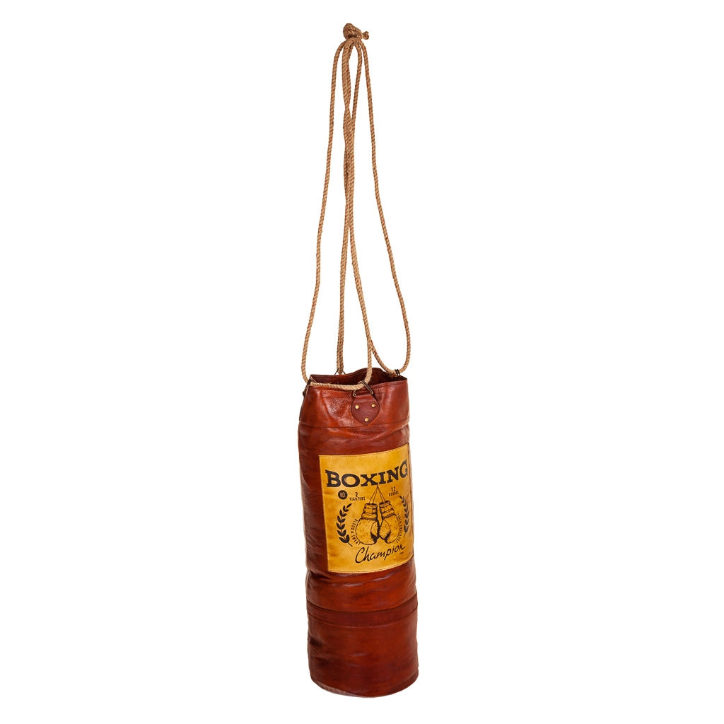 Sacco da boxe in pelle 25x25x76h