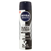 NIVEA DEODORANTE SPRAY 150 ML BLACK & WHITE
