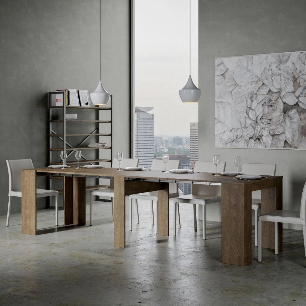 Consolle allungabile 90x48/296 cm Venys Noce