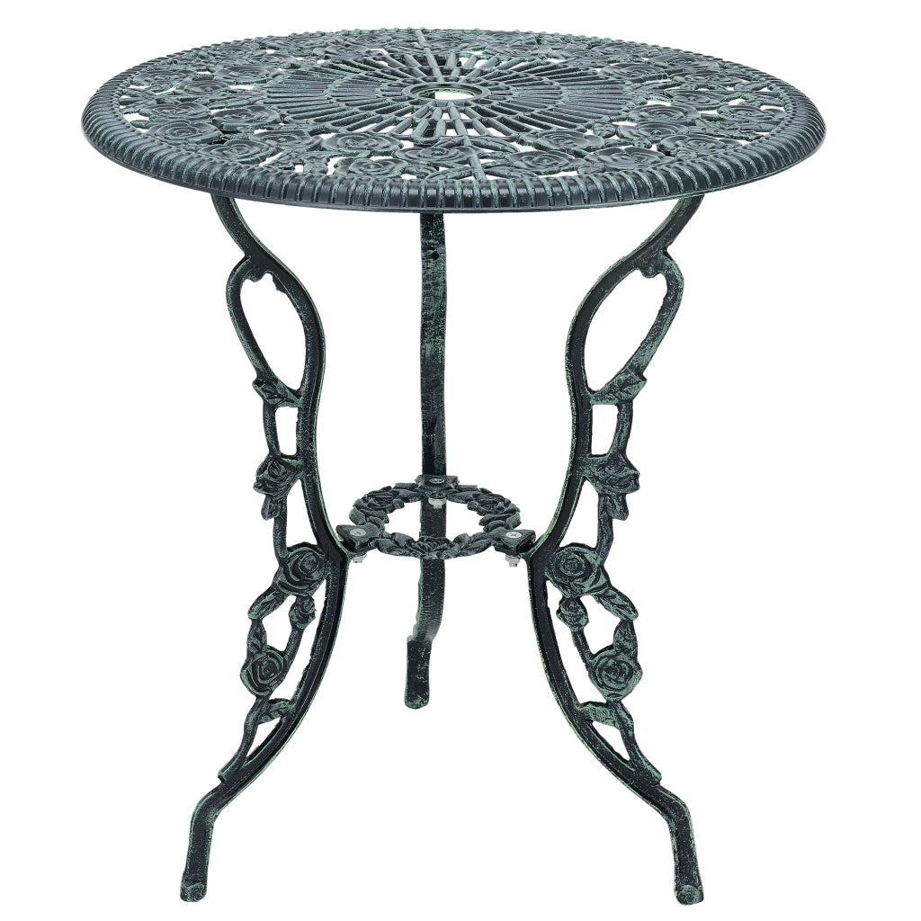 Set Mobili da Bistrot Wakefield con Motivi Floreali - Verde Antichizzato casa.pro
