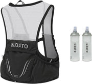 Zaino da 2 litri per corsa - Incluso 2 flaconi di acqua - Nero
