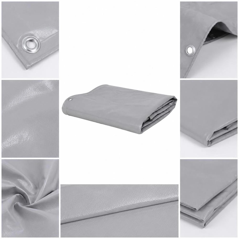 Tarpaulin 650 G/square Meter 3x4 M Grey