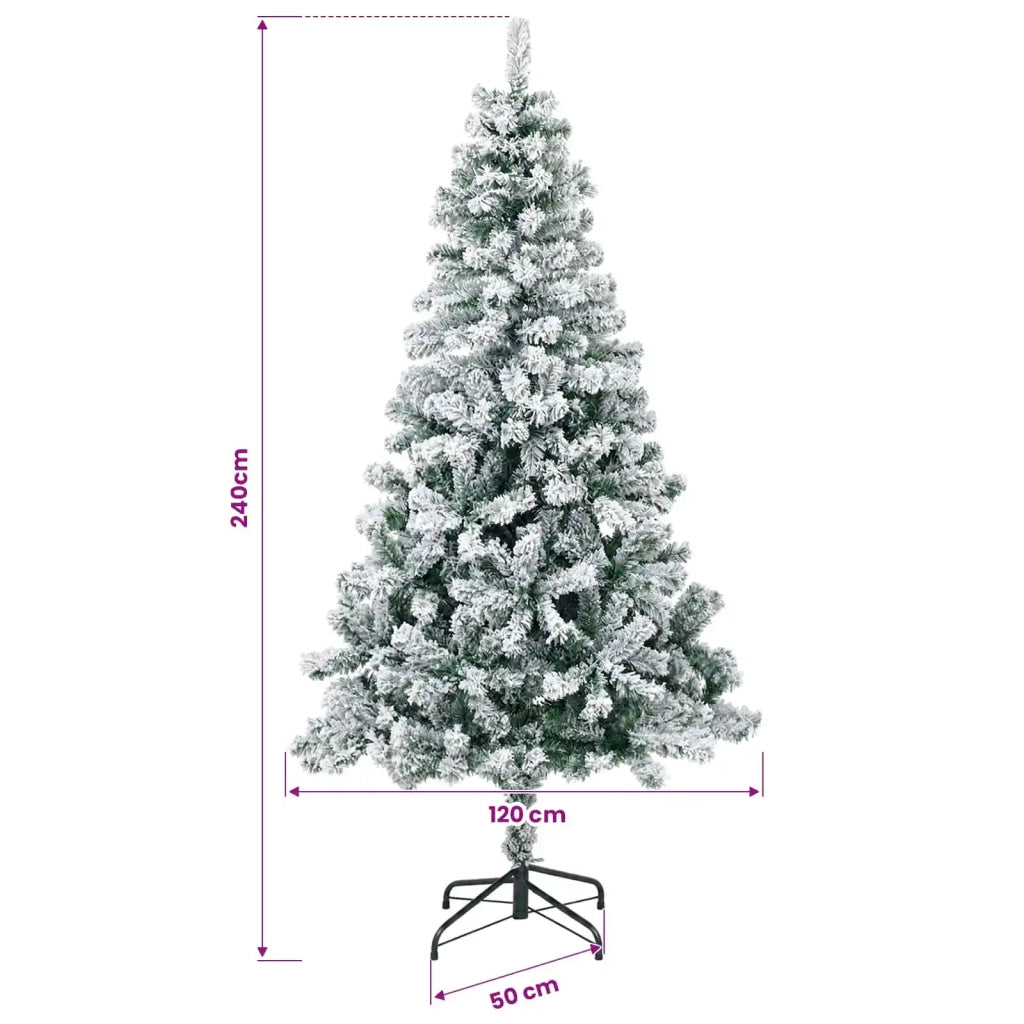 Albero di Natale artificiale 240 cm PVC e Acciaio 42055128
