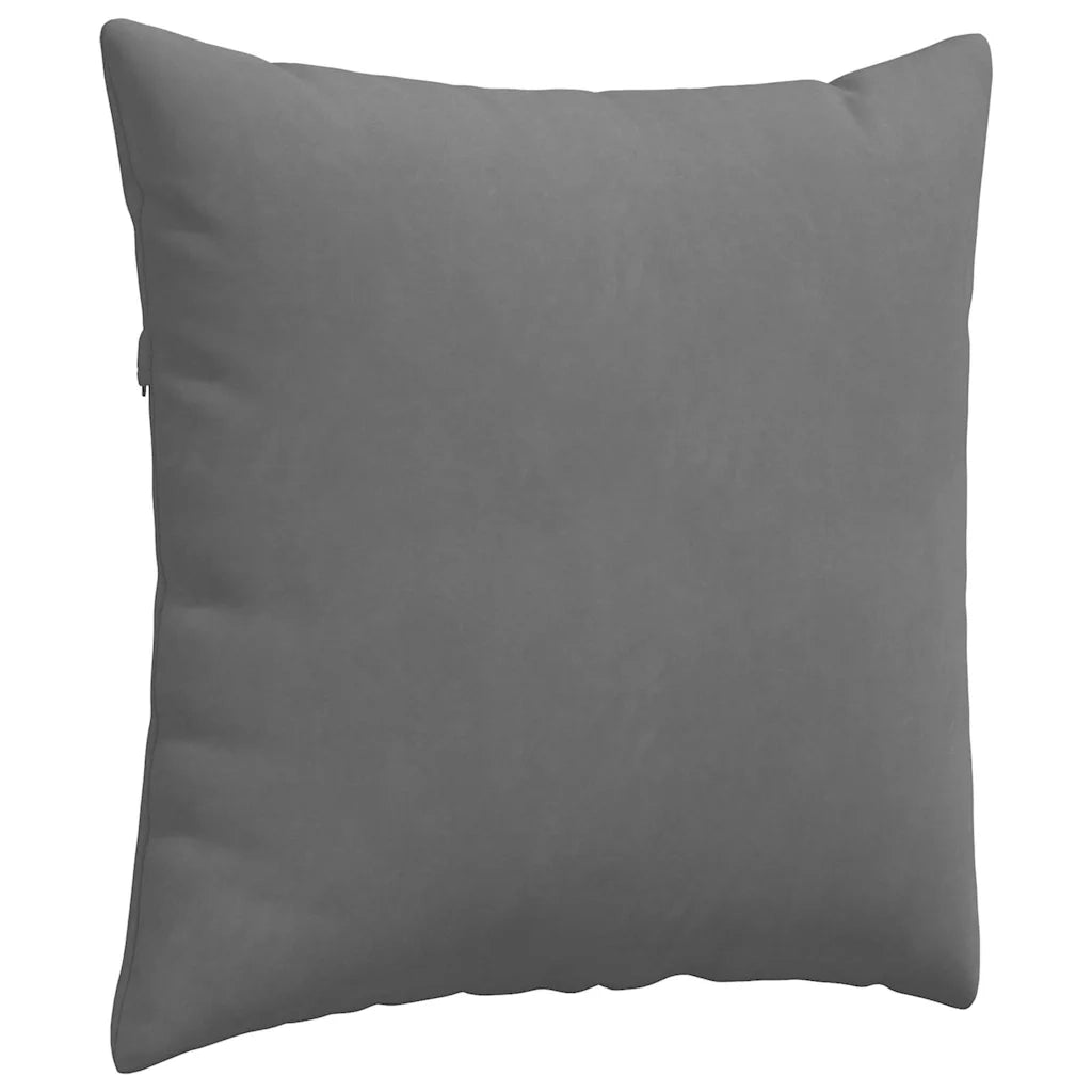 Cuscini da Divano 2 pcs Grigio scuro 60 x 60 cm Tessuto 42014028