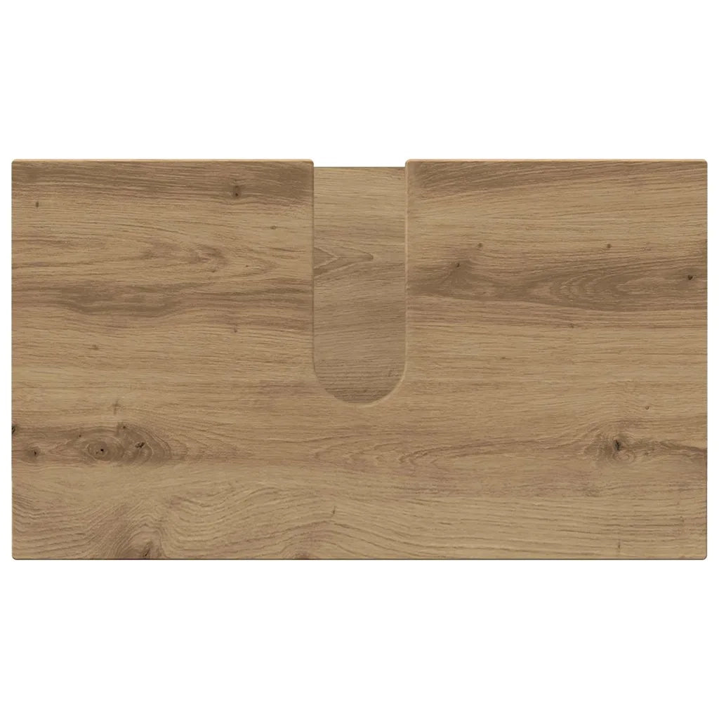 Set di mobili per il bagno con porta 5 pcs Rovere artigianale 3393002