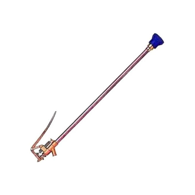 Dal Degan  Lancia Alta Pressione Impugnatura Ottone Canna Acciaio Inox 30 cm per Irroratrici a Motore colore Nero