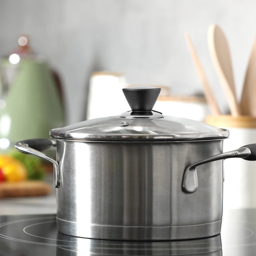 Coperchio in vetro KADAX da 24 cm, universale, resistente al calore, per pentole e padelle.