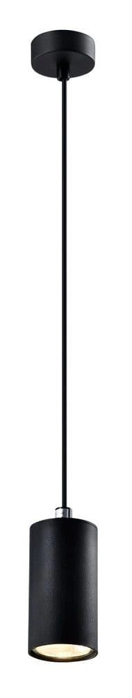 Lampada a sospensione Candellux TUBO nera GU10 Ø7cm