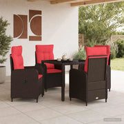 Set da pranzo per esterni 5 pz polyrattan 3422313