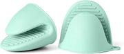 Oven Handschoenen Resistenti al Calore - 2 pezzi - Verde Mint - Silicone