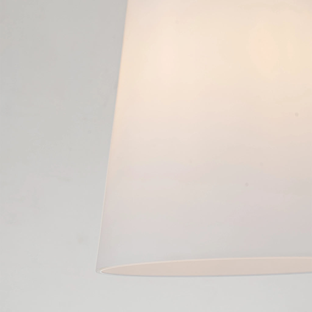 Lampada a sospensione ottone vetro opale E27 Elstead