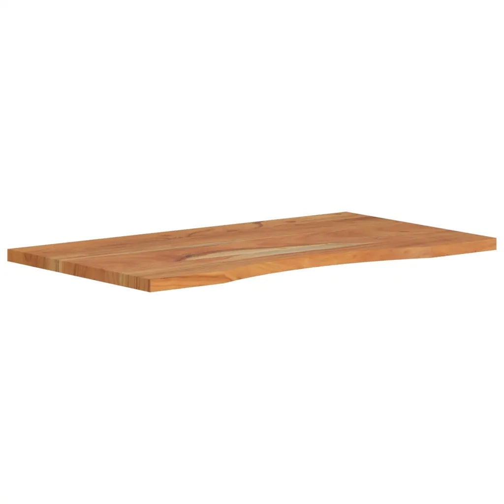 Piano Scrivania 80x50x2,5 cm Rettangolare Legno Massello Acacia 370162