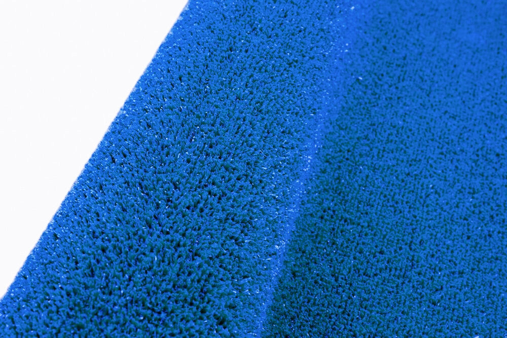 Erba Sintetica Blu 2x25 Mt 7mm Decorativa Casa Negozio Giardino Prato Manto Erboso