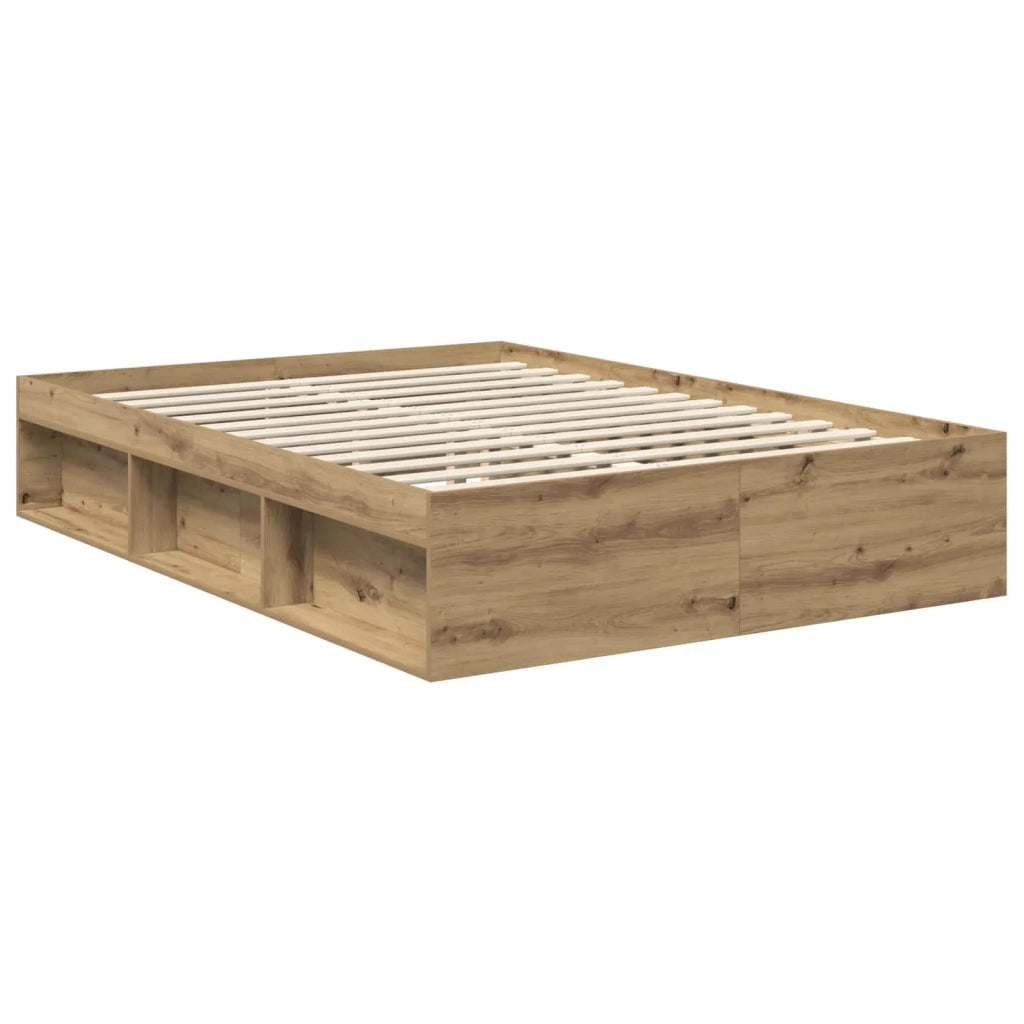 Struttura del letto Rovere Artigianale 135 x 190 cm 3407894