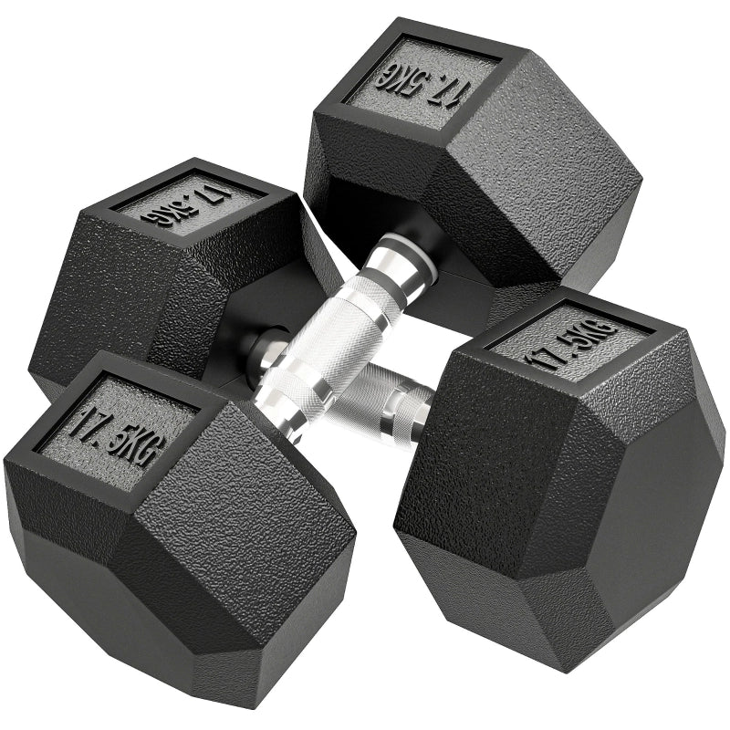 Manubrio 35 kg, impugnatura antiscivolo, nero e argento