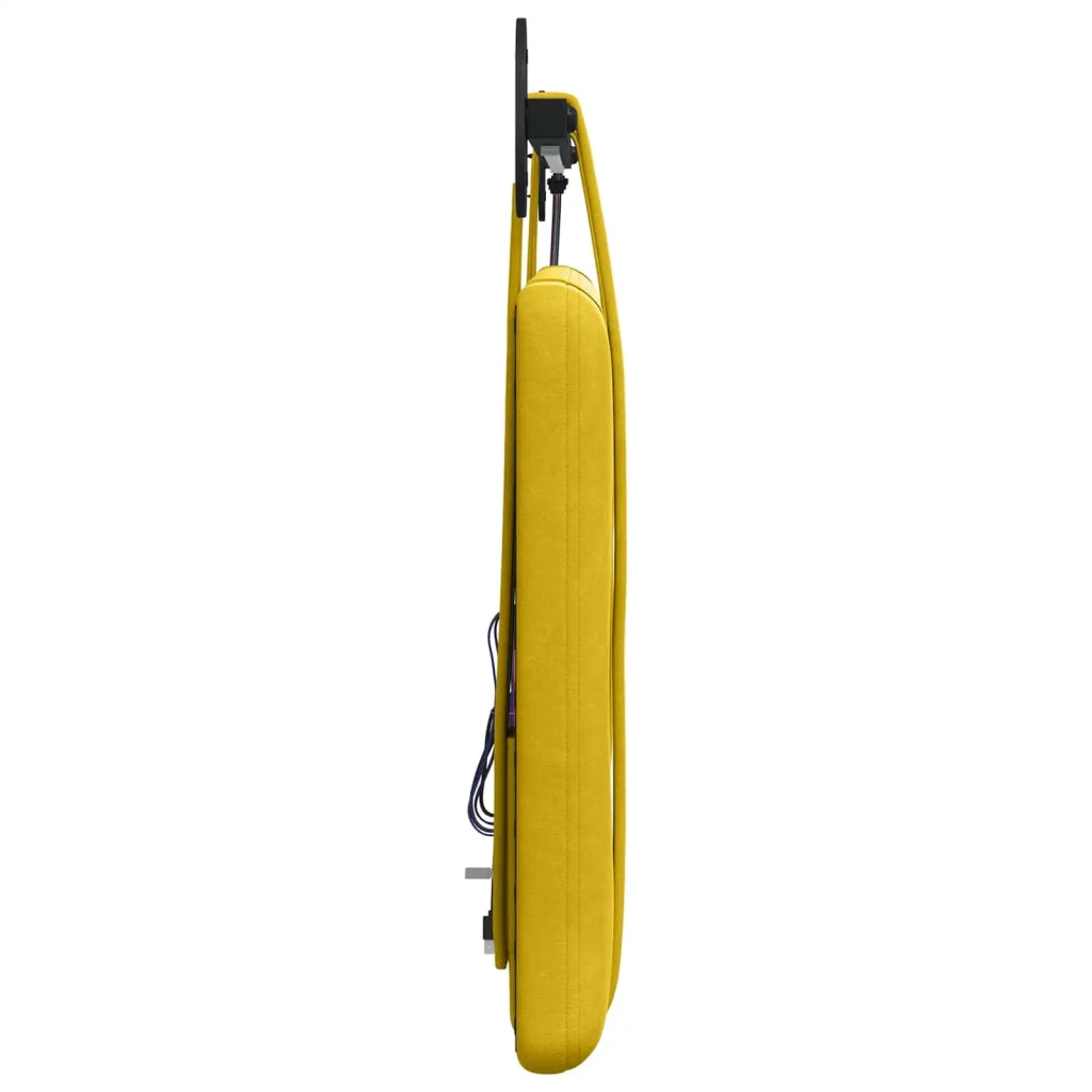 Testiera sospesa Con luce LED Giallo Velluto 3424117