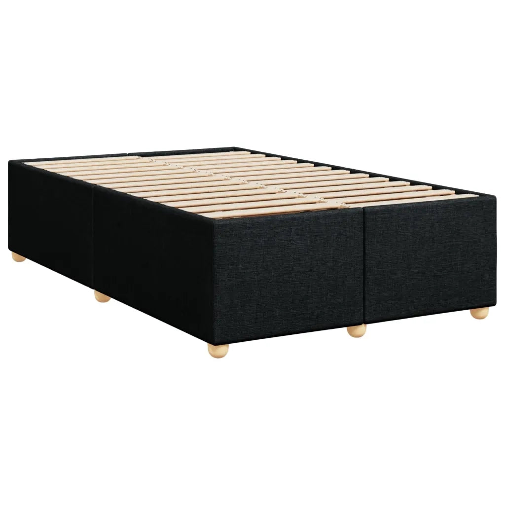 Giroletto senza Materasso-Struttura Letto Nero 120x200 cm Tessuto 347447