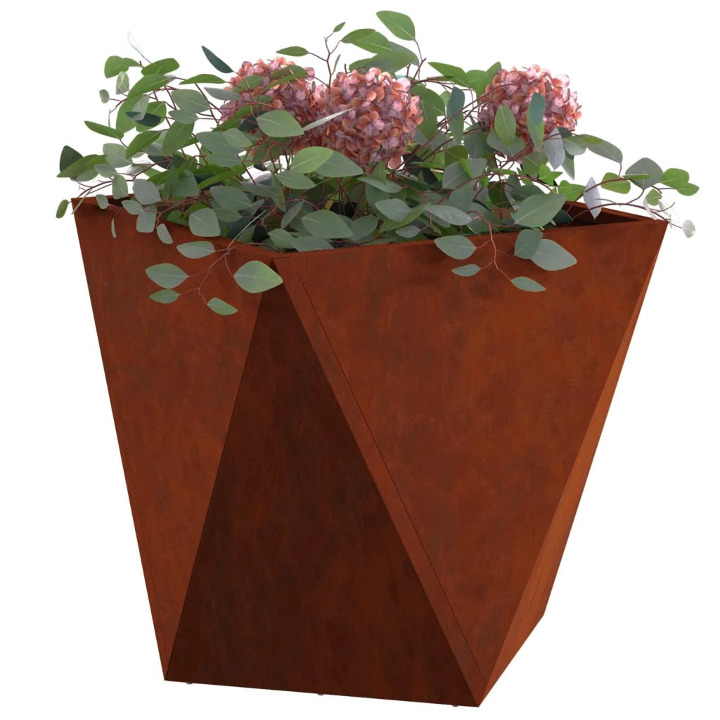 Fioriera 2 pcs Ruggine 50 x 50 x 50 cm